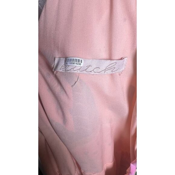 Anthropologie x Hutch Yellow Floral Hi-Lo Chiffon Maxi Wrap Dress Size Small EUC - Picture 10 of 13